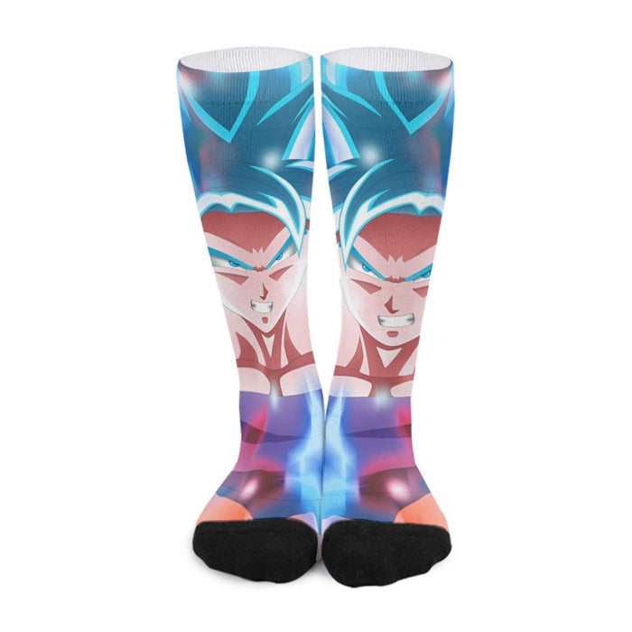 Dragon Ball Super Saiyan Blue Goku Socks