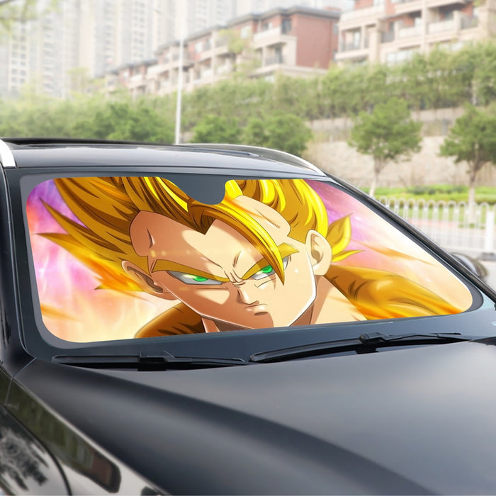 Dragon Ball Z Gogeta Super Saiyan Warrior Power Full Print Streetwear Cool DesignWindshield Sunshade