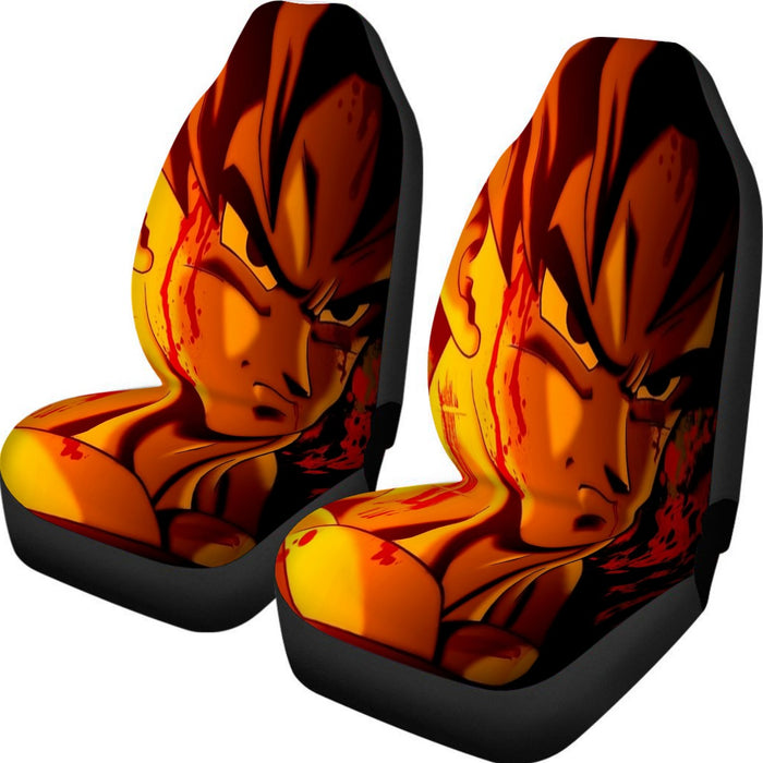 Pissed Serious Son Goku Car Seat Cover