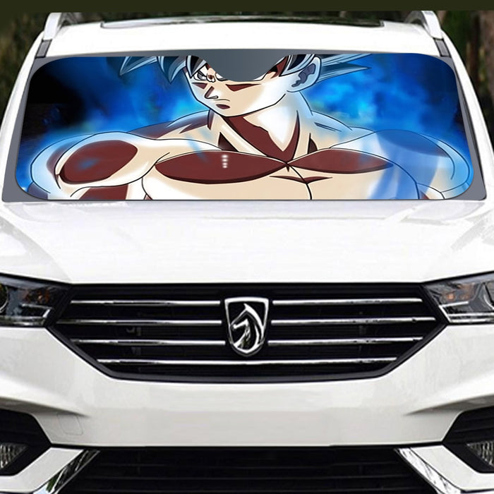 Dragon Ball Super Son Goku Ultra Instinct Cool Casual Windshield Sunshade