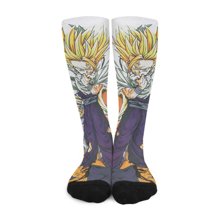 Dragon Ball Teen Gohan Super Saiyan Goku Vegeta Trunks Super Style Socks