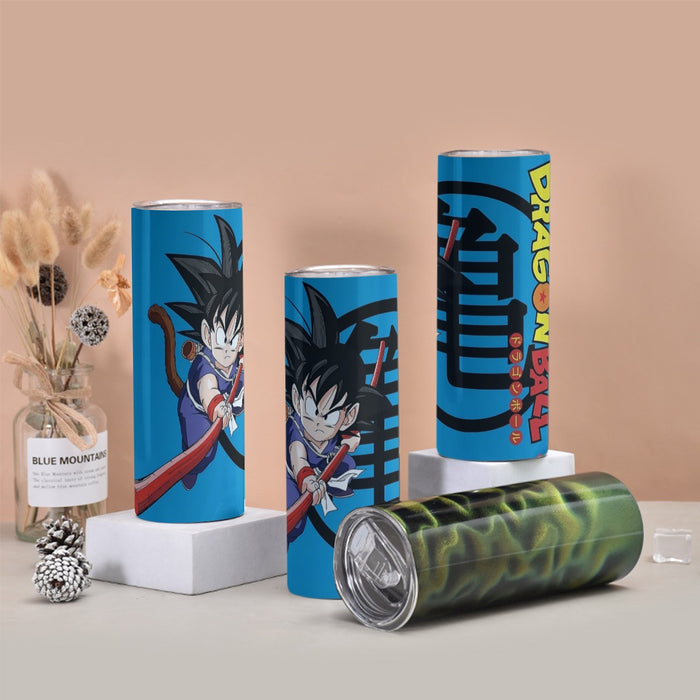 Young Goku Tumbler with twinkle surface