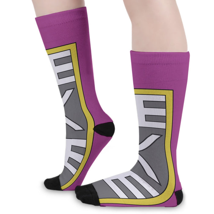 DBZ The Epic Cape Costume Of Grand Zeno Cosplay Socks