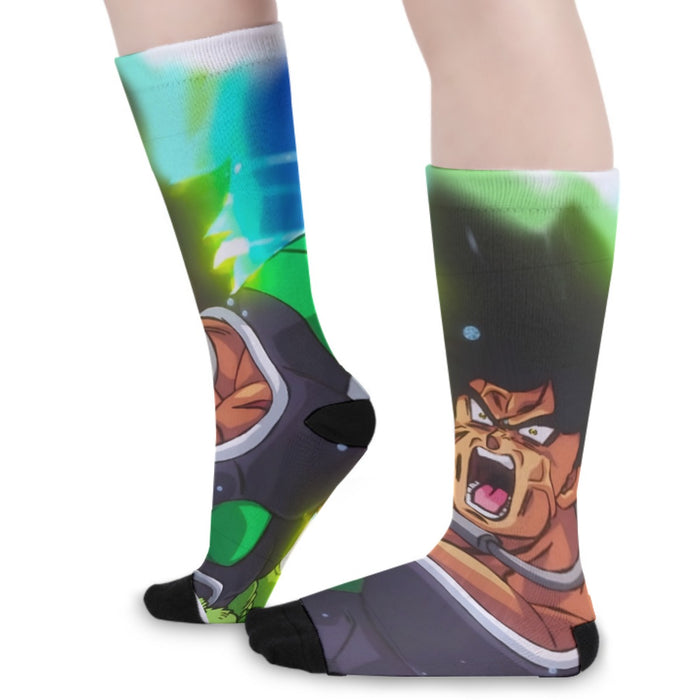 Dragon Ball Super Angry Broly Legendary Super Saiyan Socks