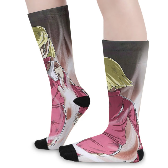 Dragon Ball Android 18 Ultra Instinct Epic Streetwear Socks