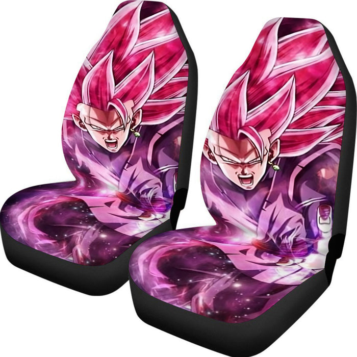 Dragon Ball Black Goku Rose 3 Ultra Instinct Epic 3D Car Seat Cover