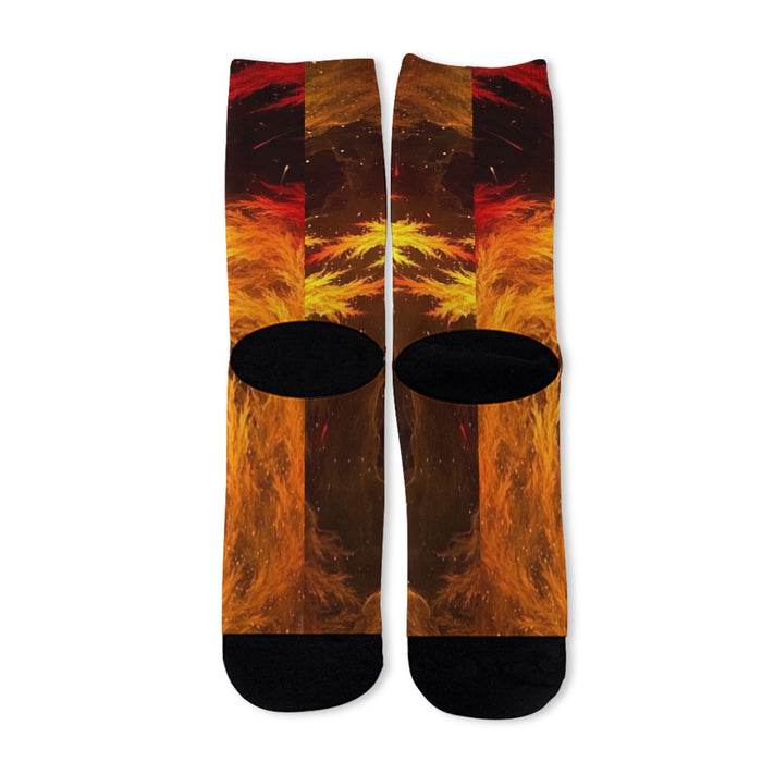 Dragon Ball Z Super Saiyan Orange Aura Dope Streetwear Socks