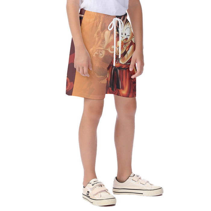 Kid Goku Dragon Ball  Kid's Beach Shorts