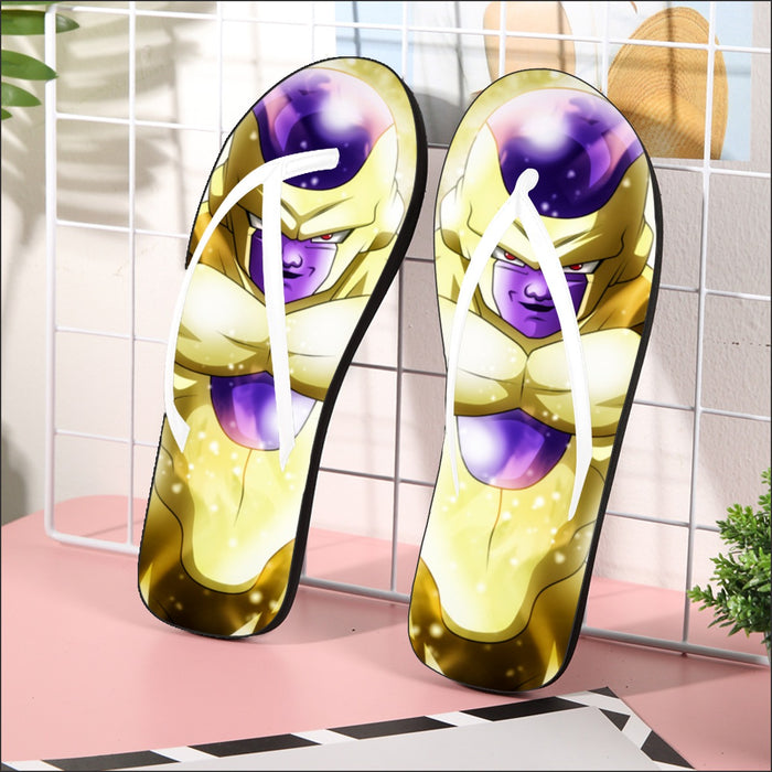 Dragon Ball Super Frieza True Golden Cool Streetwear Flip Flops