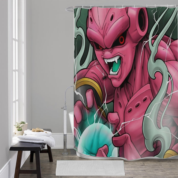 Awesome Majin Buu Attack Shower Curtains