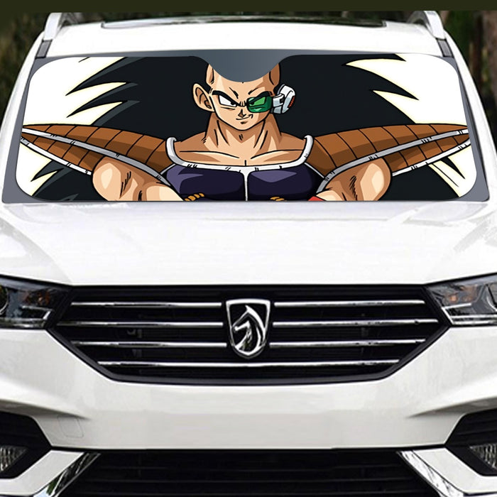 Dragon Ball Z Cool Saiyan Raditz Pride and Proud Windshield Sunshade