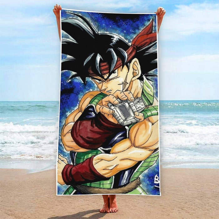 Dragon Ball Bardock Super Saiyan Goku Father Warrior Color Streetwear Beach Towel