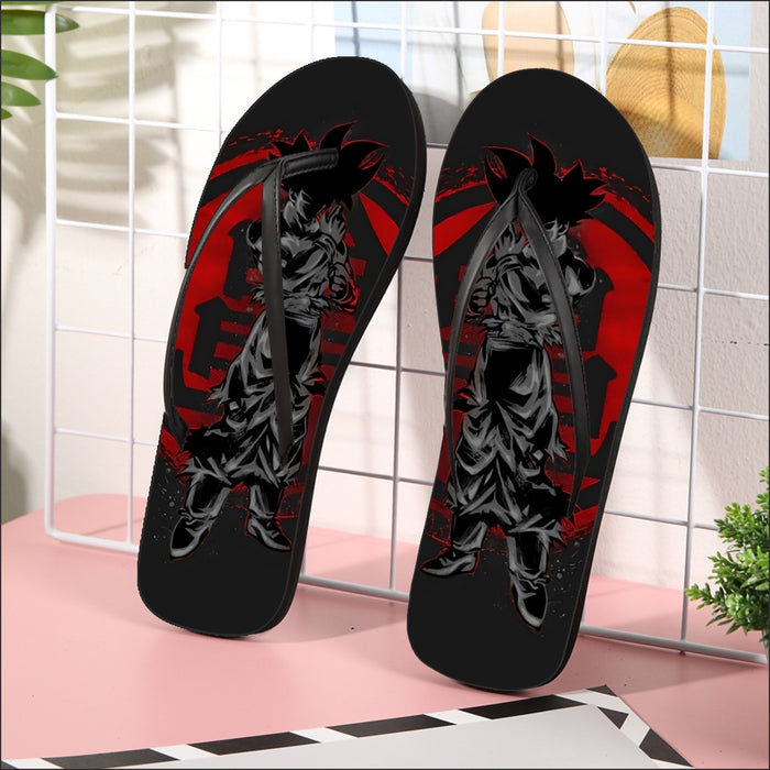 Dragon Ball Z Goku's Logo Flip Flops