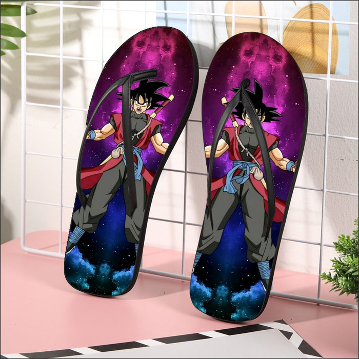 Dragon Ball Super Goku Black Future Saiyan Cool Casual Flip Flops