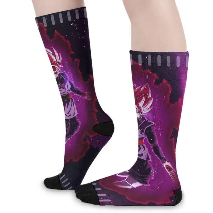 Dragon Ball Black Goku Rose 2 Ultra Instinct Dope 3D Socks