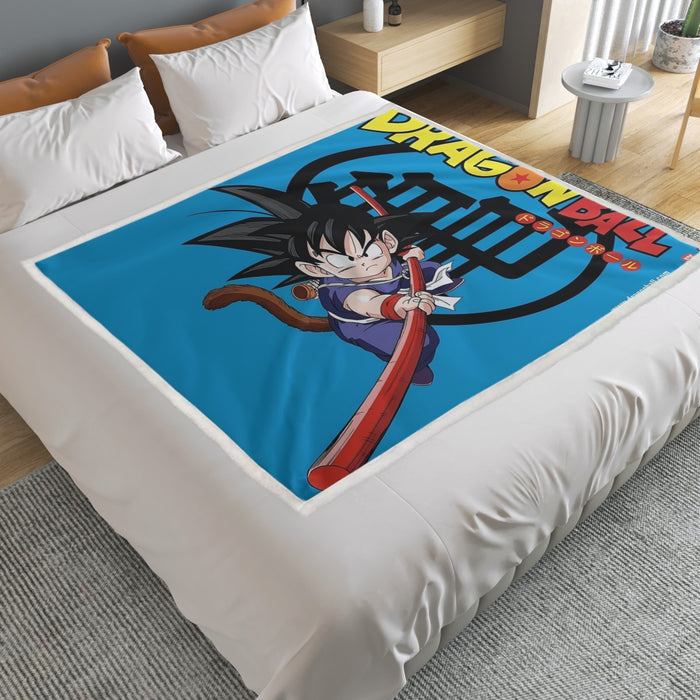Young Goku Household Warm Blanket