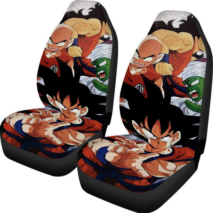 Dragon Ball Goku Piccolo Krillin Heroes Group Awesome Design Car Seat Cover