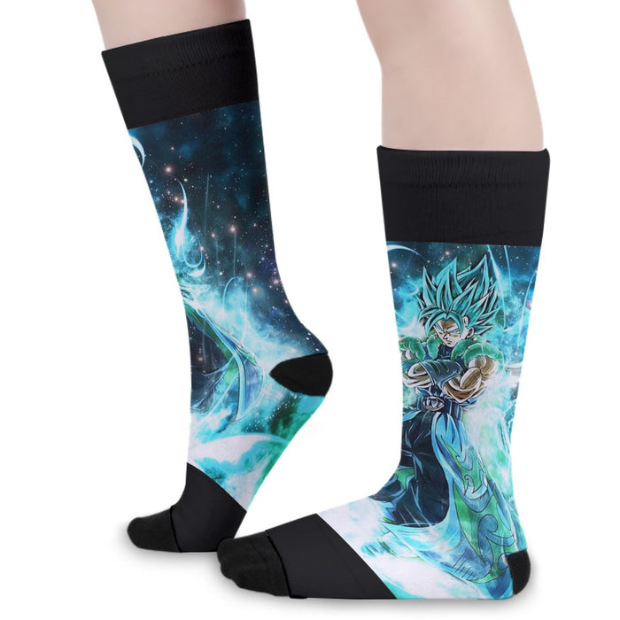 Dragon Ball Gogito 2 Blue Super Saiyan Kaioken Cool Socks