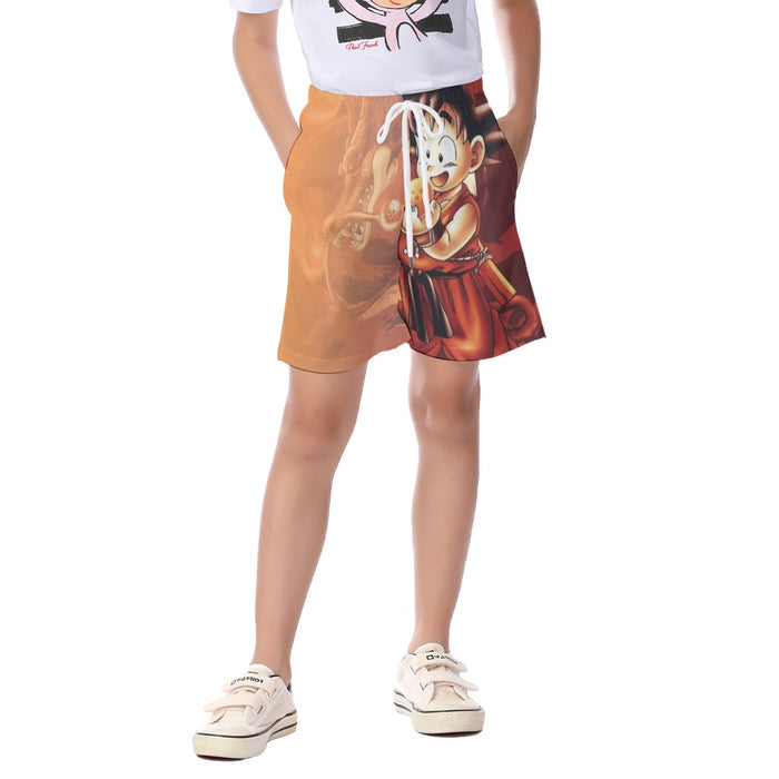 Kid Goku Dragon Ball  Kid's Beach Shorts