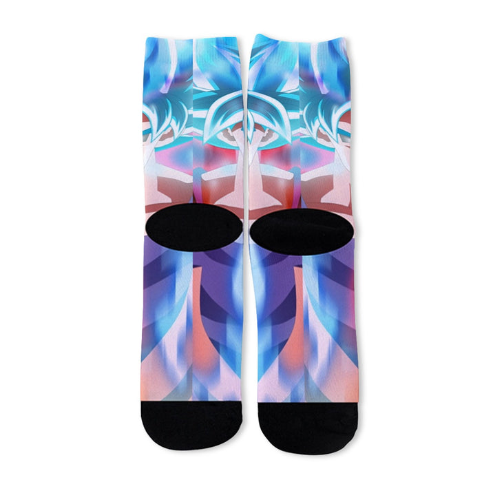 Dragon Ball Super Saiyan Blue Goku Socks