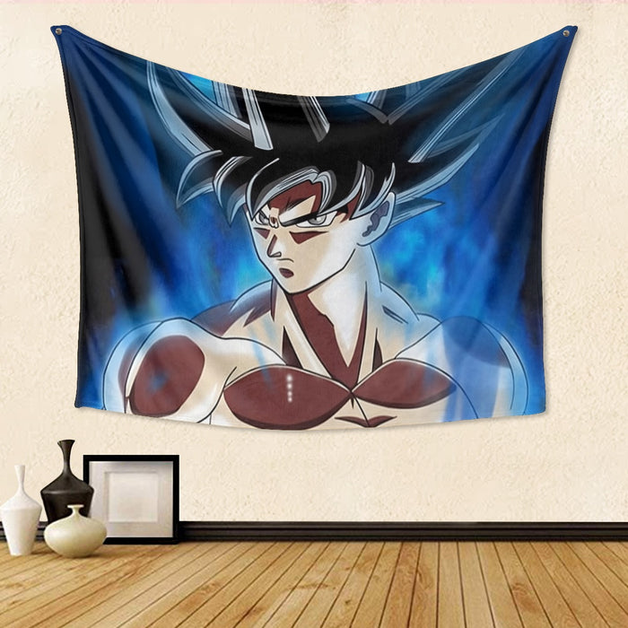 Dragon Ball Super Son Goku Ultra Instinct Cool Casual Tapestry