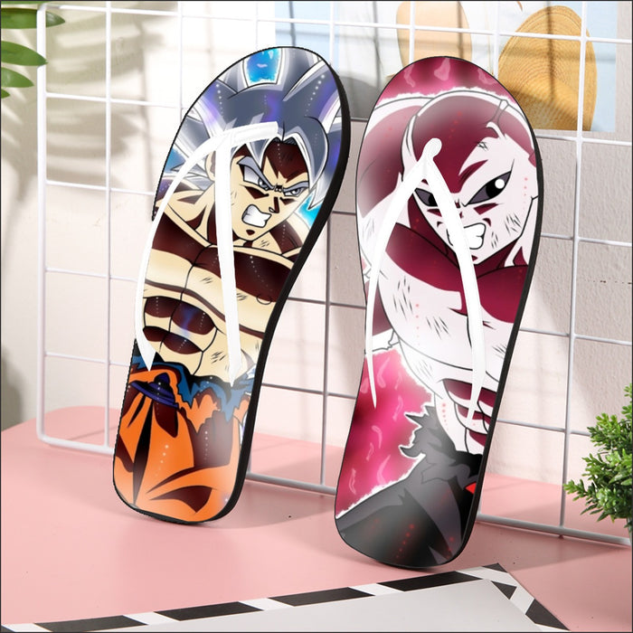 Dragon Ball Super Goku vs Jiren Fierce Battle Full Print Flip Flops