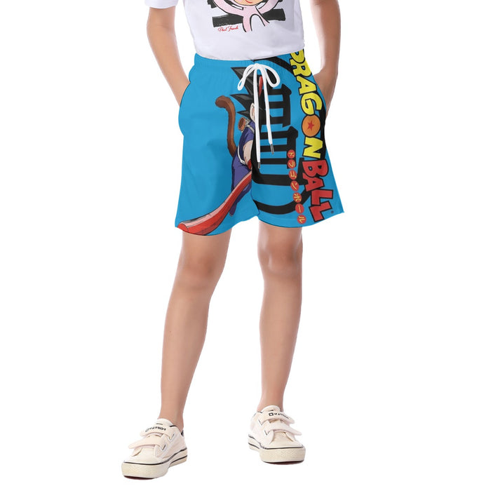 Young Goku  Kid's Beach Shorts