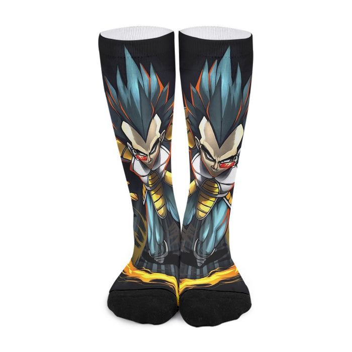 Dragon Ball Armored Vegeta Double Galick Cannon Dope Socks