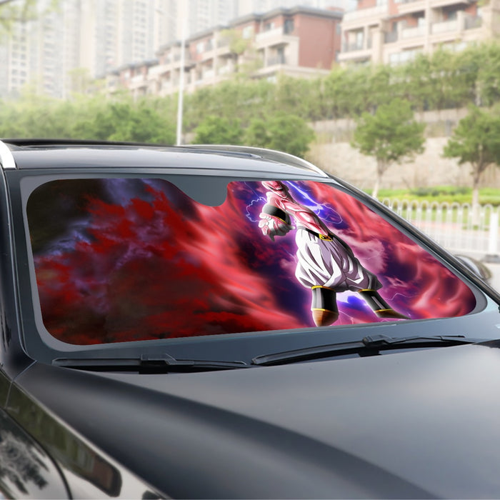 Majin Ultimate Mighty Kid Buu Tie Dye Lightning Amazing 3D Windshield Sunshade