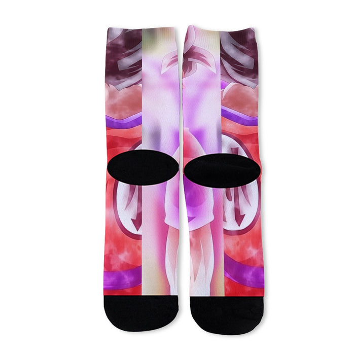 Dragon Ball Super Goku Kaioken Cool Purple Aura Casual Socks