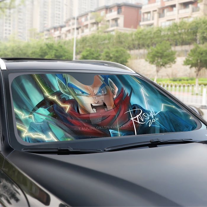 Dragon Ball Super Future Trunks Rage Windshield Sunshade