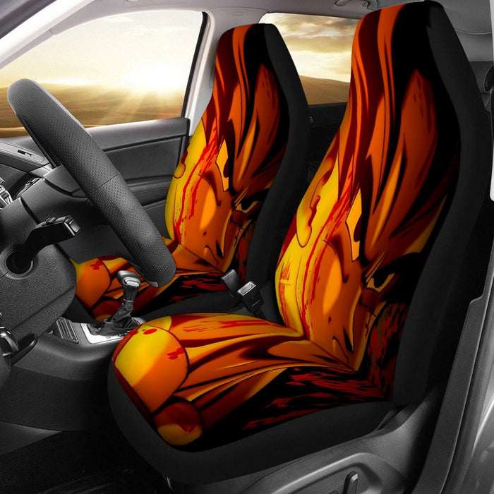 Pissed Serious Son Goku Car Seat Cover