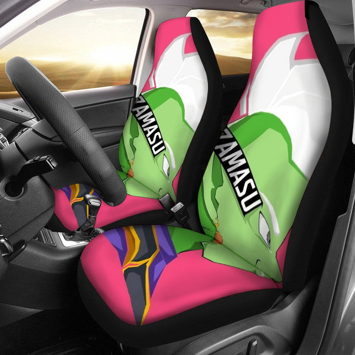 Dragon Ball Super Cool Grin Zamasu Potara Earring Pink Car Seat Cover