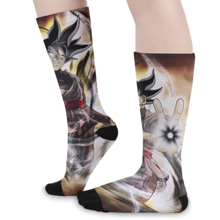 Dragon Ball Super Black Goku Black Hole Creation Socks