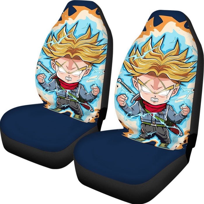 Dragon Ball Future Trunks Saga Super Saiyan Chibi Design  Car Seat Cover