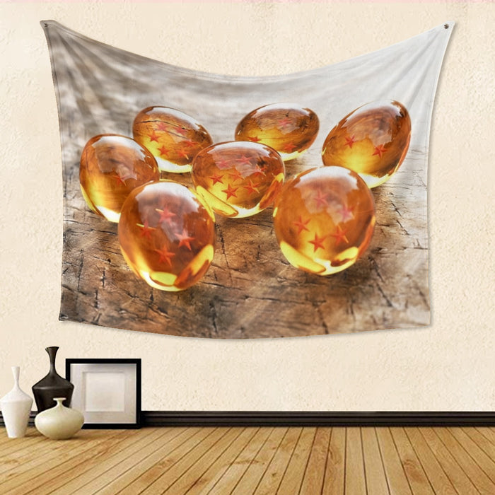 Dragon Ball Z Shenron Dope 7 Stars Crystal Balls Set Tapestry