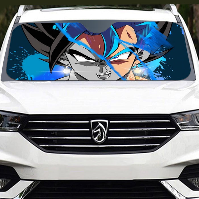 Dragon Ball Z SSJ Goku Painted Windshield Sunshade