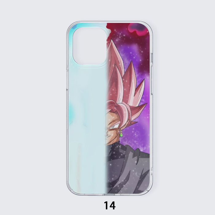 Dragon Ball Z Goku Super Saiyan God & Goku Black iPhone 14 Case