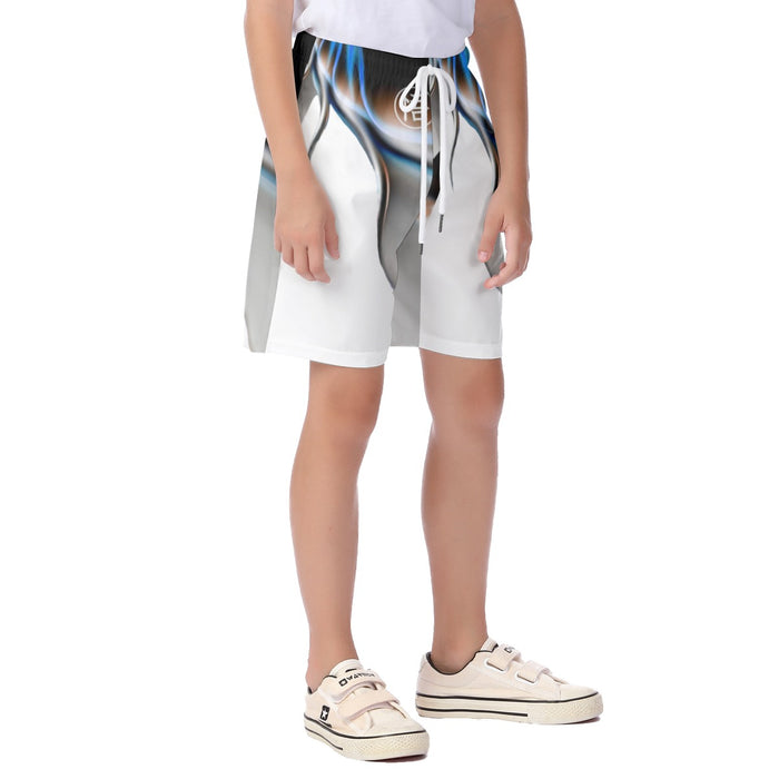 Tattooed Goku Ultra Instinct Kid's Beach Shorts