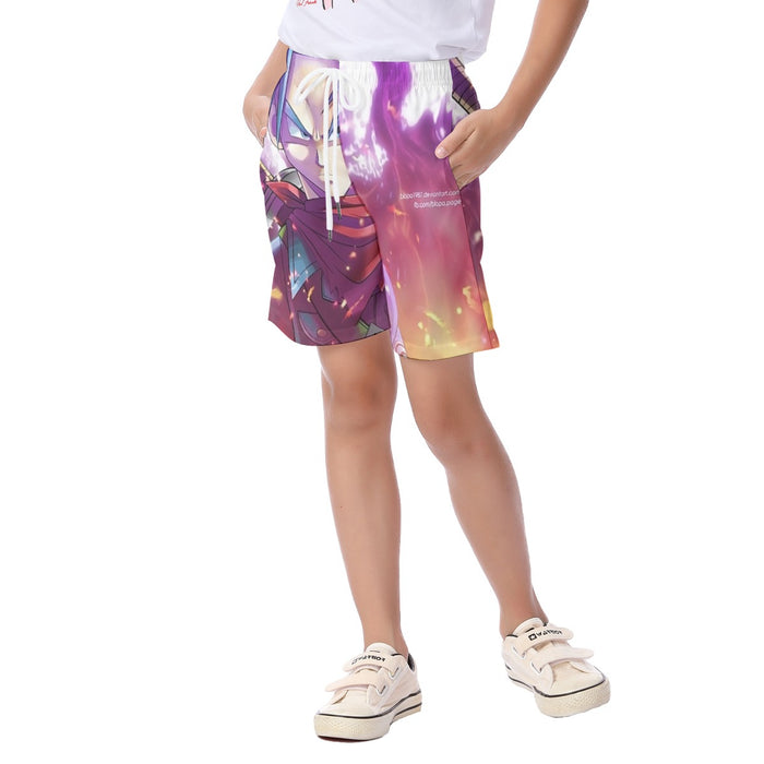 Future Trunks DBS Powerful Fighter Super Saiyan Cool Trendy Kid's Beach Shorts