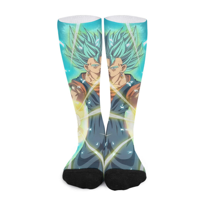 Dragon Ball Vegito Blue Super Saiyan Big Bang Flash Socks