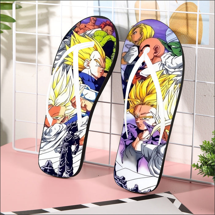 Dragon Ball Trunks Gohan Young Generation Super Saiyan Color Style Flip Flops