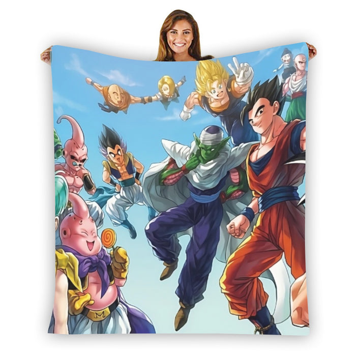 Dragon Ball Z Characters Blanket