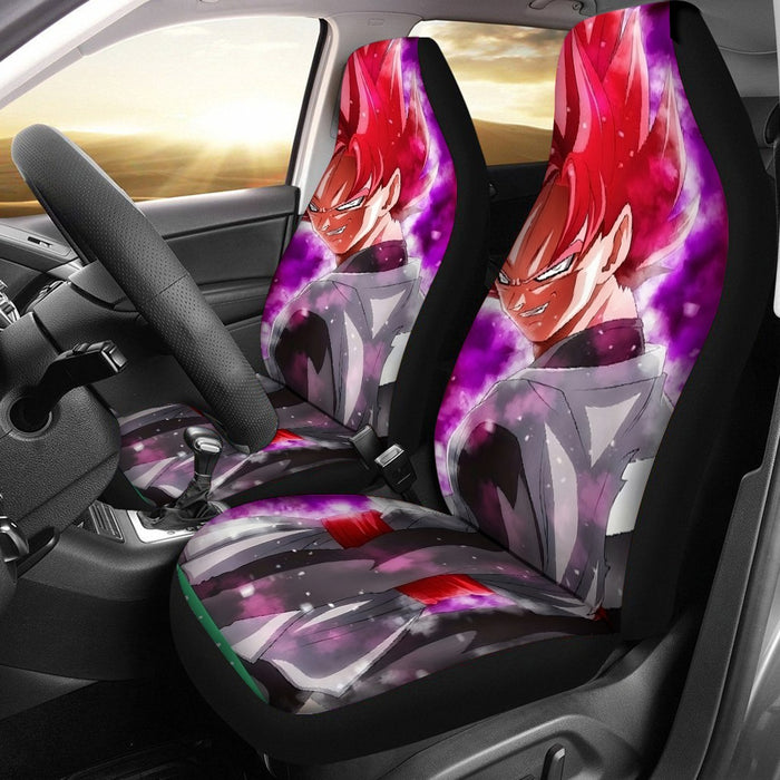 Dragon Ball Super Black Goku Rose Impaled Trunks Sword Car Seat Cover