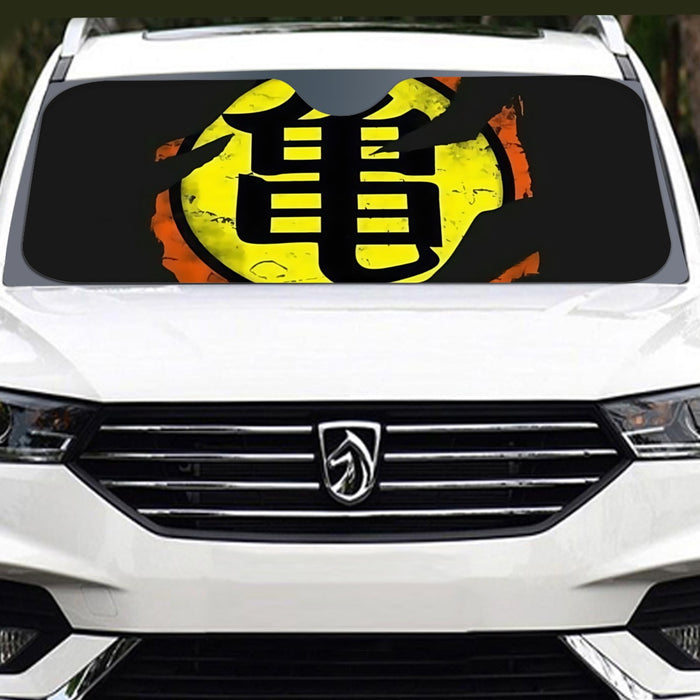 Dragon Ball Master Roshi Symbol Kanji Japanese Cool Design Windshield Sunshade