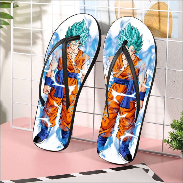 Dragon Ball Super SSGSS Goku Flip Flops