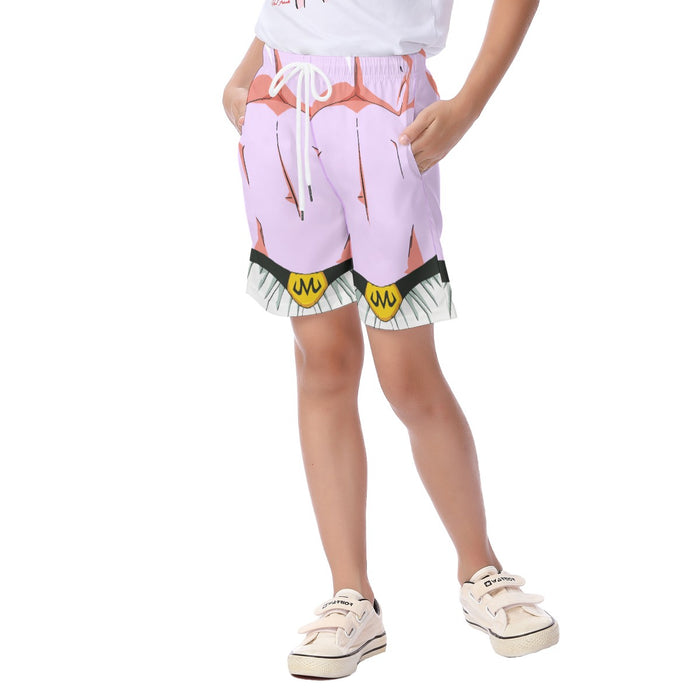 Kid Buu Dragon Ball Cool Compression Kid's Beach Shorts