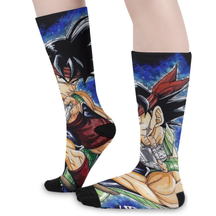 Dragon Ball Bardock Super Saiyan Goku Father Warrior Color Streetwear Socks