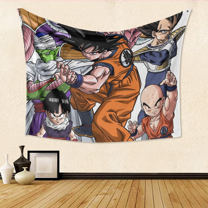 DBZ Goku Fighting Stance Gohan Piccolo Krillin Vegeta Frieza Color ...