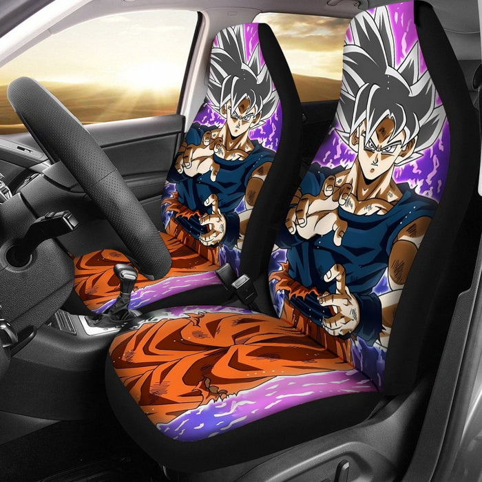 Dragon Ball Z Goku Ultra Instinct Form White Hair Car Seat Cover